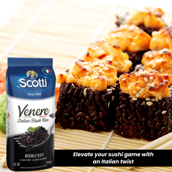 Riso Scotti, Venere Black Italian Rice, 1.1 lb