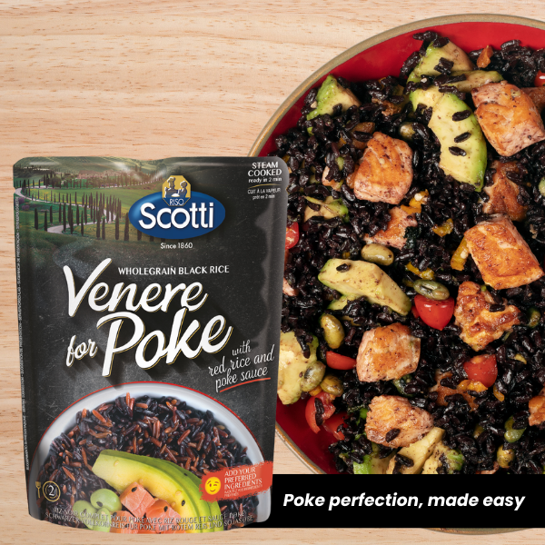 SALE- Riso Scotti Microwave Venere Wholegrain Black Rice 230 g. Exp Date: 07/27/2025