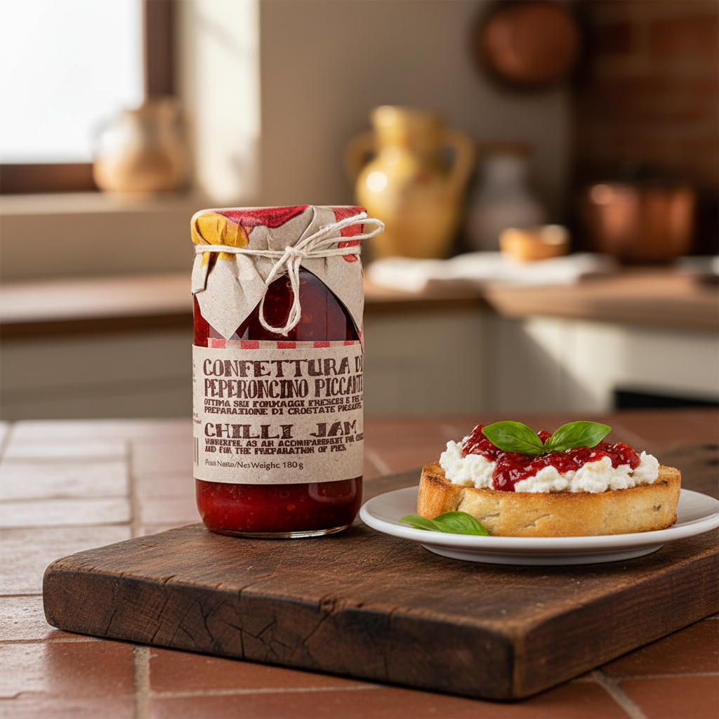 Calabrian Chilli Jam – Bruschetta Scene