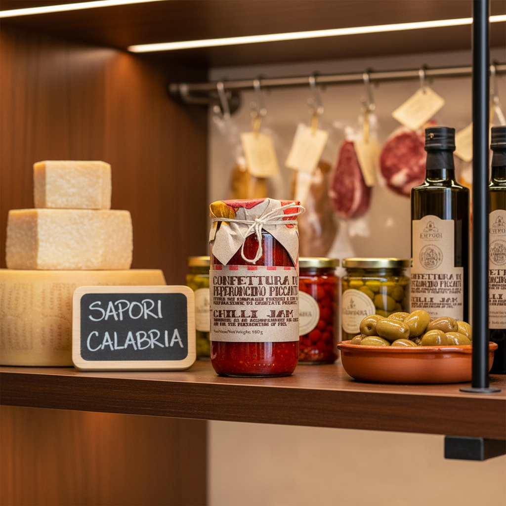 Calabrian Chilli Jam – Retail Display Scene