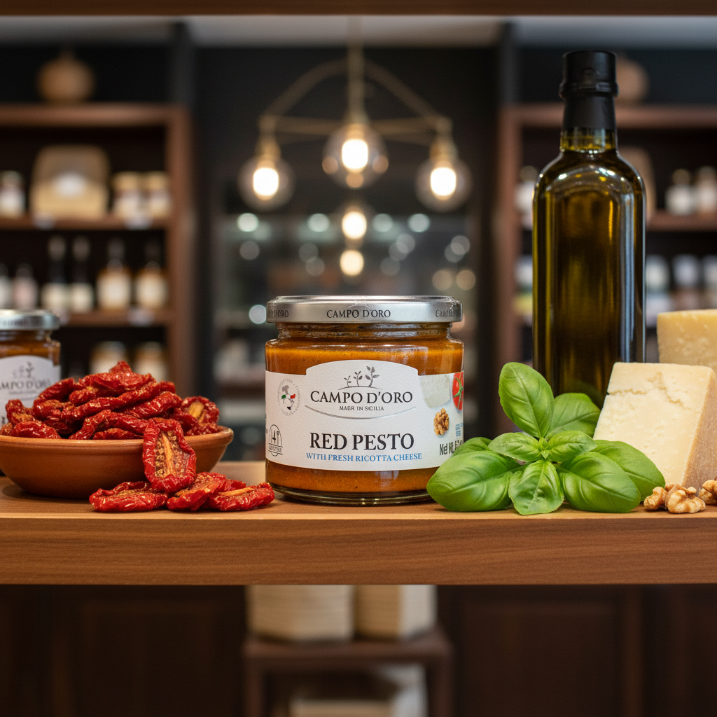 Campo D'Oro Red Pesto – Gourmet Retail
