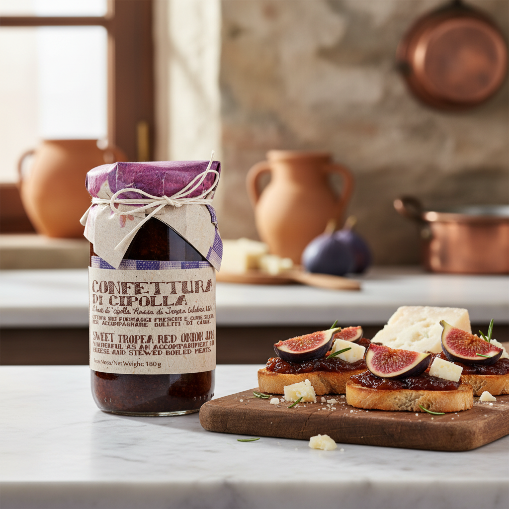 Crostini with Sweet Tropea Onion Jam