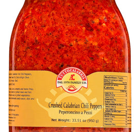 TuttoCalabria Crushed Hot Chili Peppers – 33.5 oz (950 g)