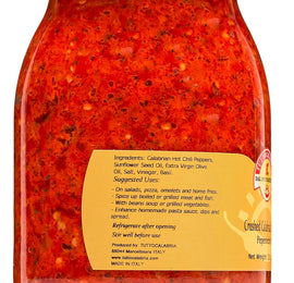 TuttoCalabria Crushed Hot Chili Peppers – 33.5 oz (950 g)
