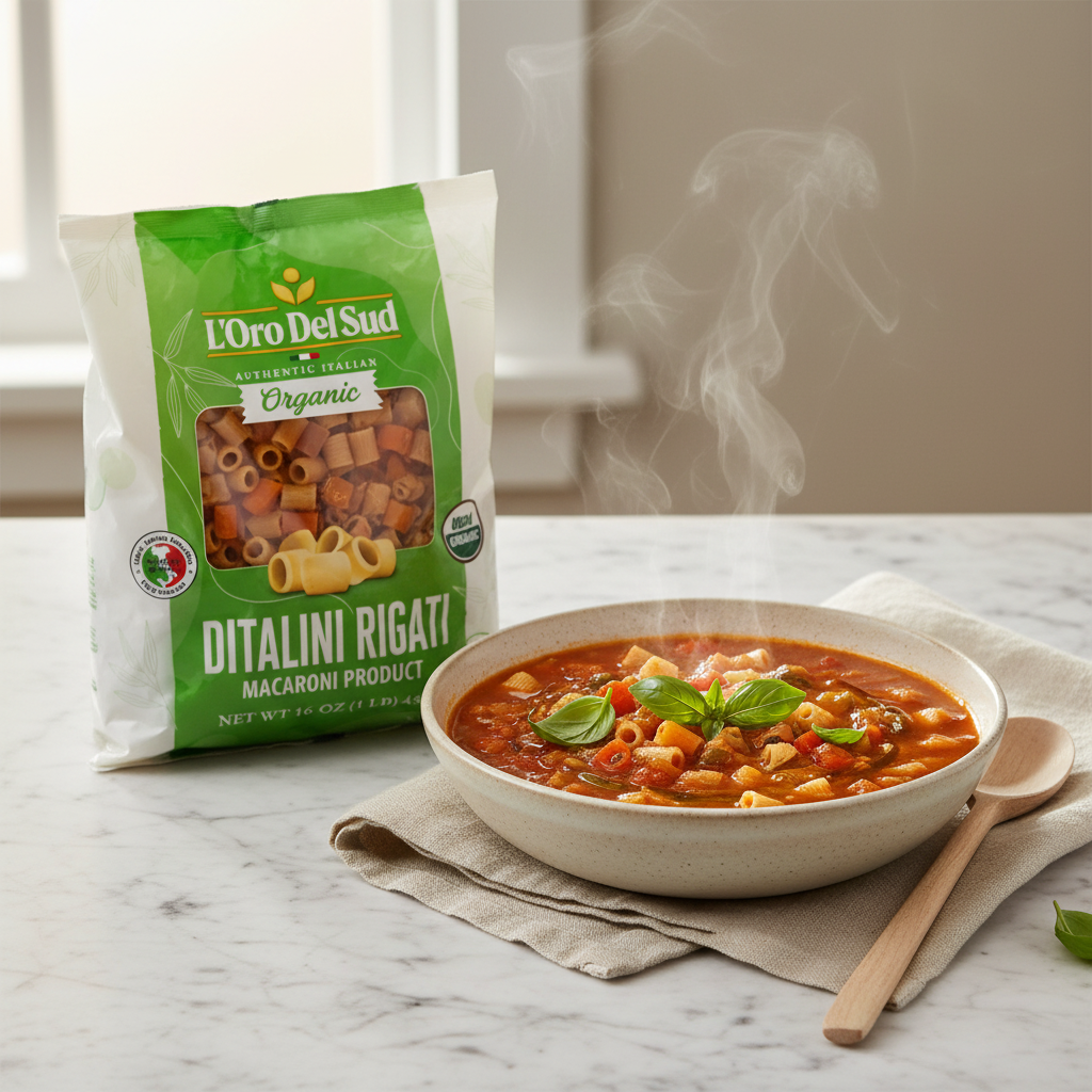 Ditalini Rigati – Finished Dish