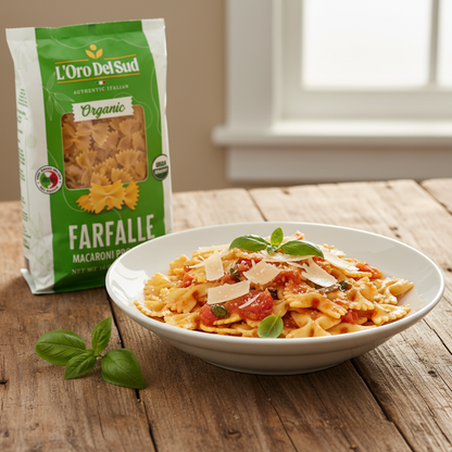 Farfalle Finished Dish