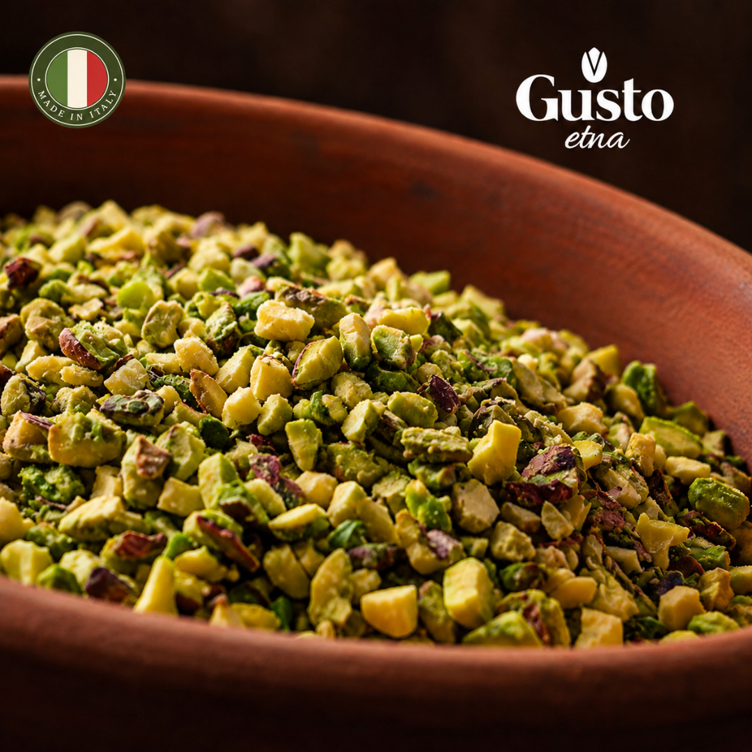 Gusto Etna Raw Chopped Pistachios – 1kg / 2.2 lb Bulk
