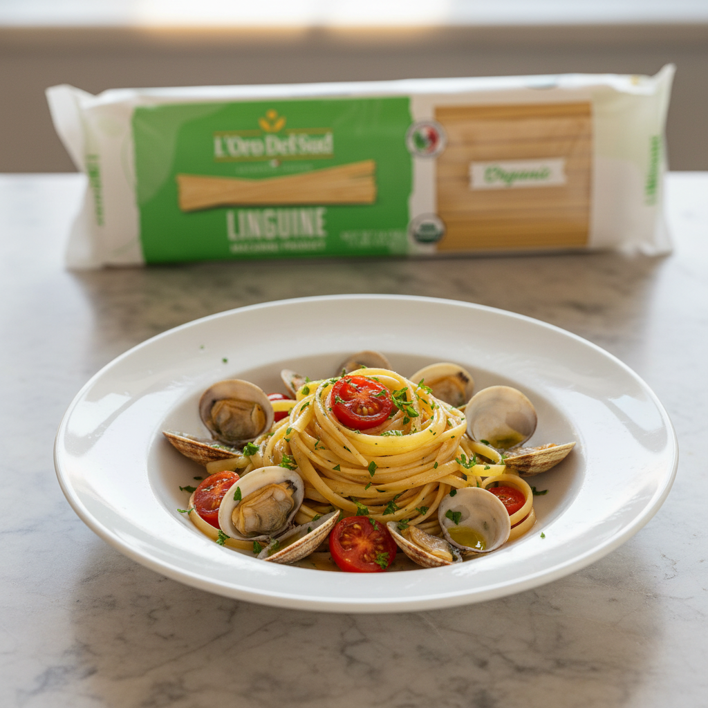 Linguine Seafood Dish