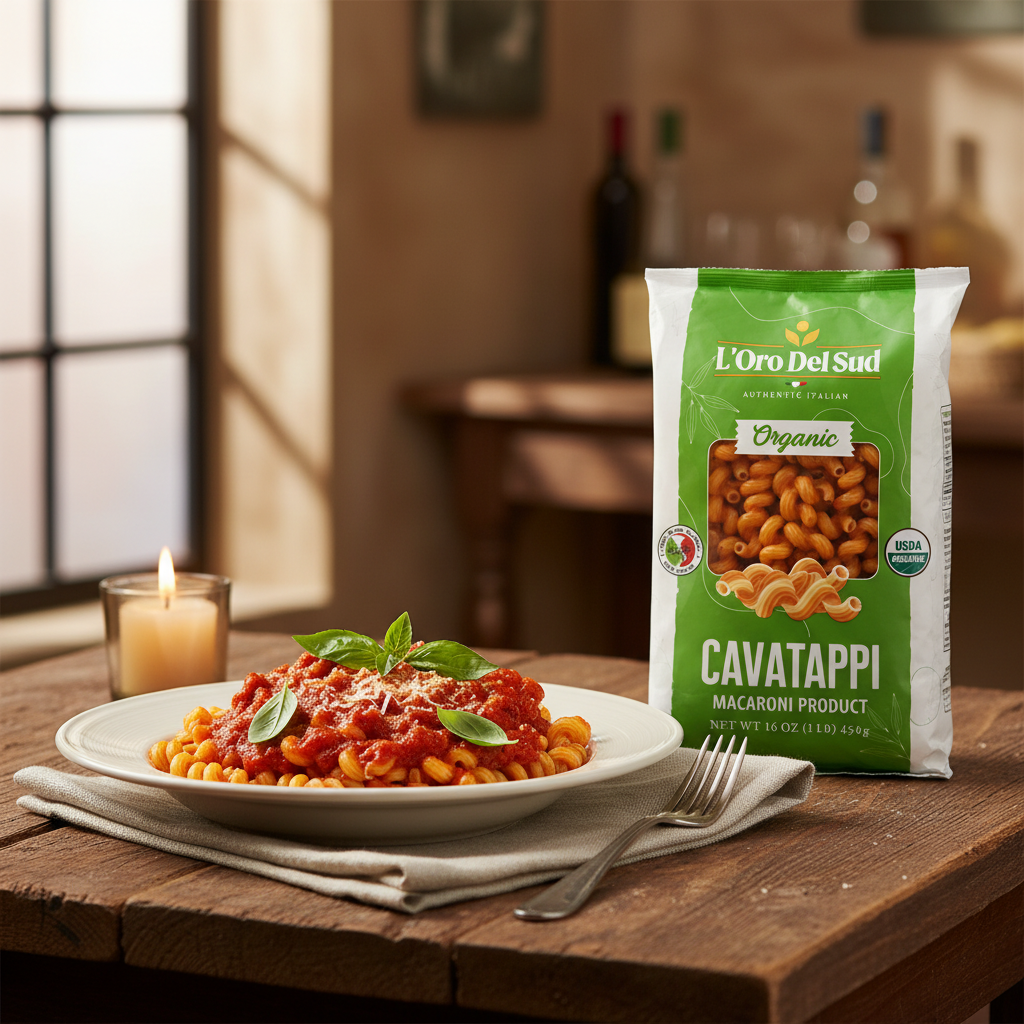 Pasta Dish – L'Oro Del Sud Cavatappi