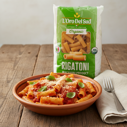 Pasta Dish on a Table