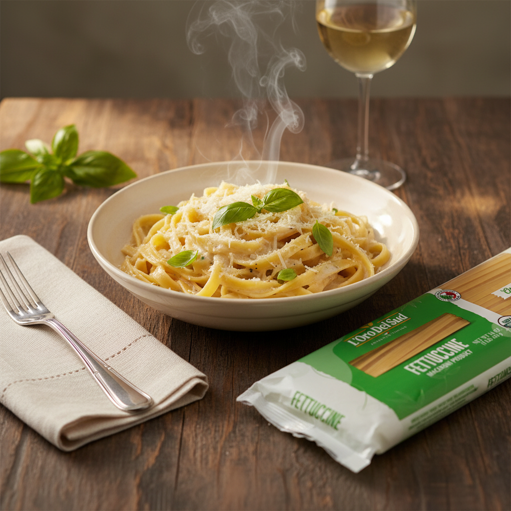 Pasta Dish on Table