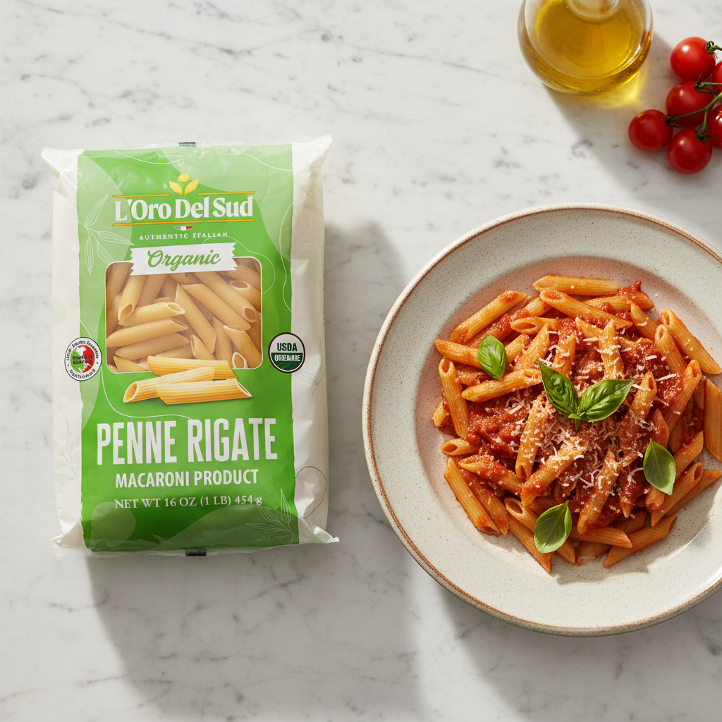 Penne Rigate - Finished Dish