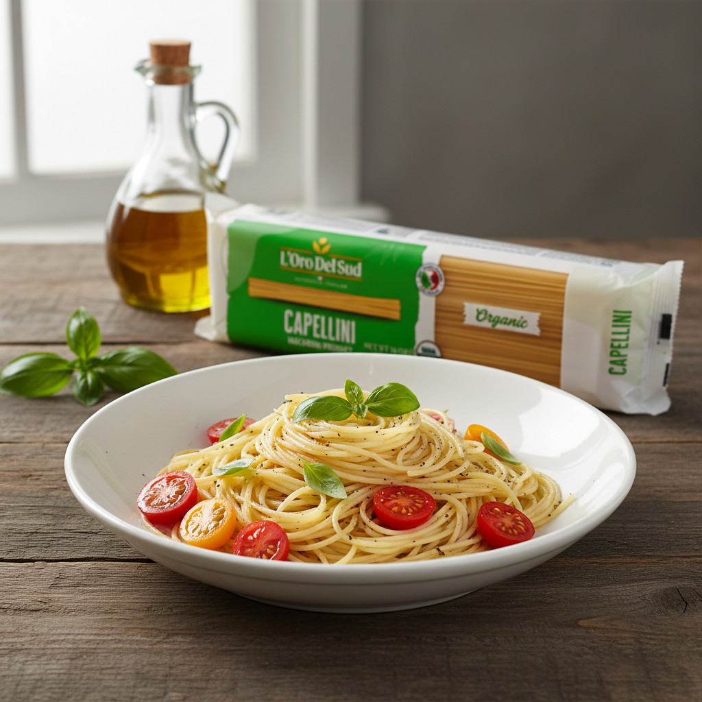 Plated Capellini Dish