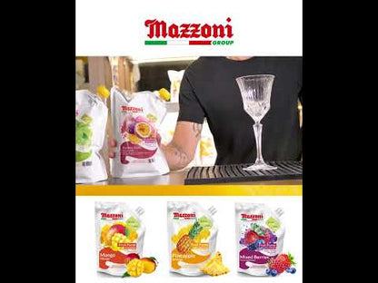 Mazzoni, Sour Cherry Puree, 100% Pure Sour Cherry, Just Fruit, No Sugar Added, 2.2 lb