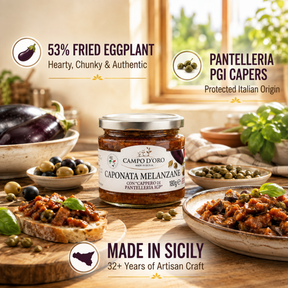 Campo D'Oro, Eggplant Caponata Appetizer,  6.35 oz