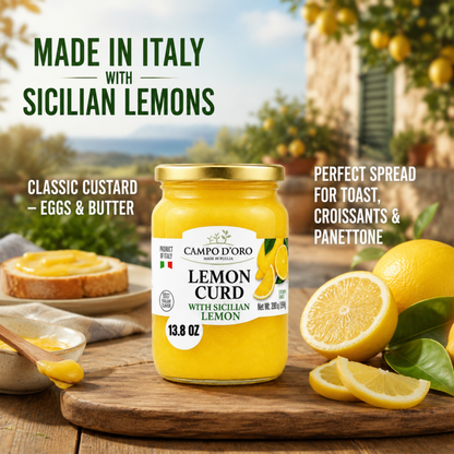 Campo D'Oro, Lemon Curd, 13.8 oz
