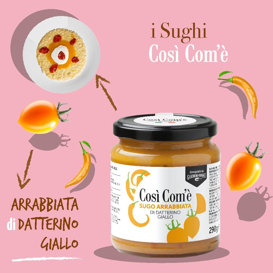 Così Com'è, Yellow Arrabiata Pasta Sauce 10.23oz