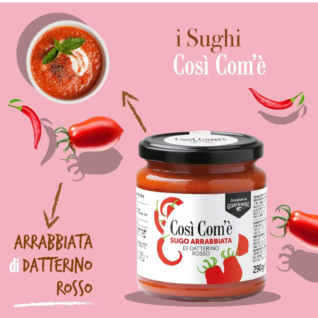 Così Com'è - Arrabiata Pasta Sauces, 10.23oz