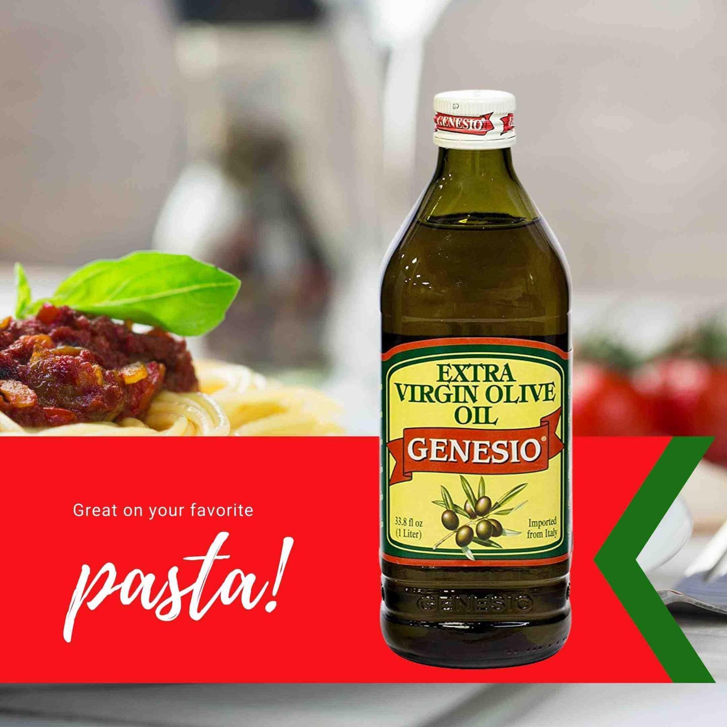 Genesio Premium Grade Extra Virgin Olive Oil 1 Liter - Wholesale Italian Food