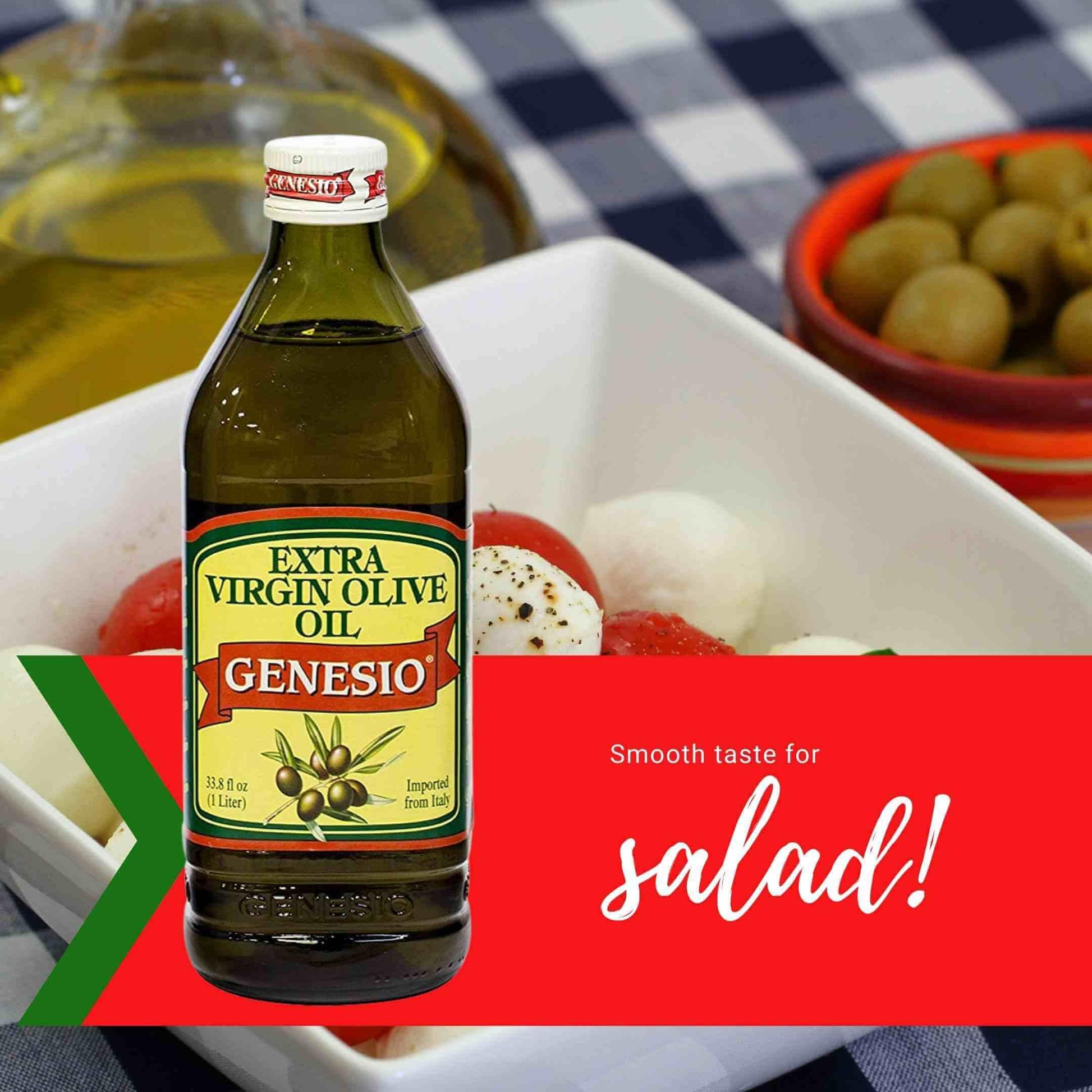 Genesio Premium Grade Extra Virgin Olive Oil 1 Liter - Wholesale Italian Food