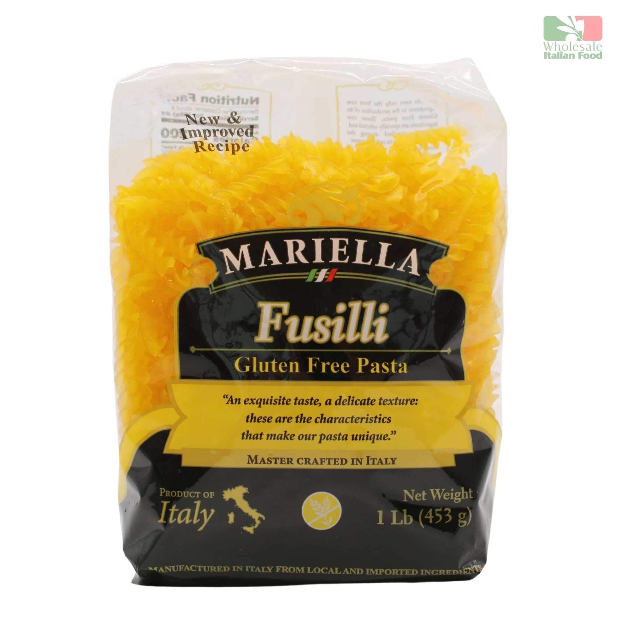 Mariella Gluten-Free Fusilli Pasta - Wholesale Italian Food
