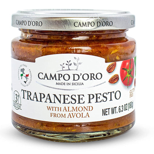 Campo D'Oro Trapanese Pesto Sauce, 6.35 oz (180gr)