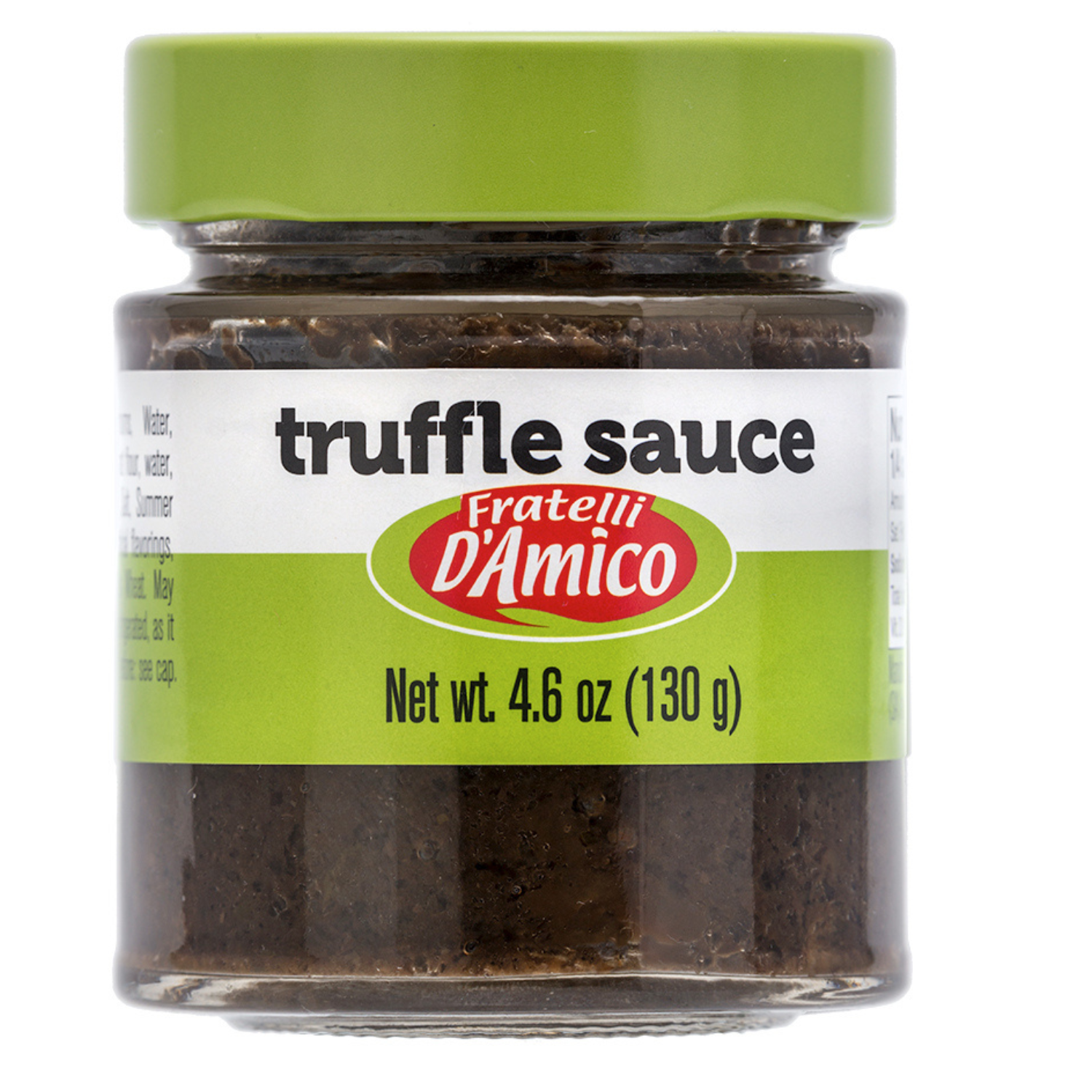 Fratelli D'Amico Truffle Sauce. Net Wt. 4.06oz (130g).