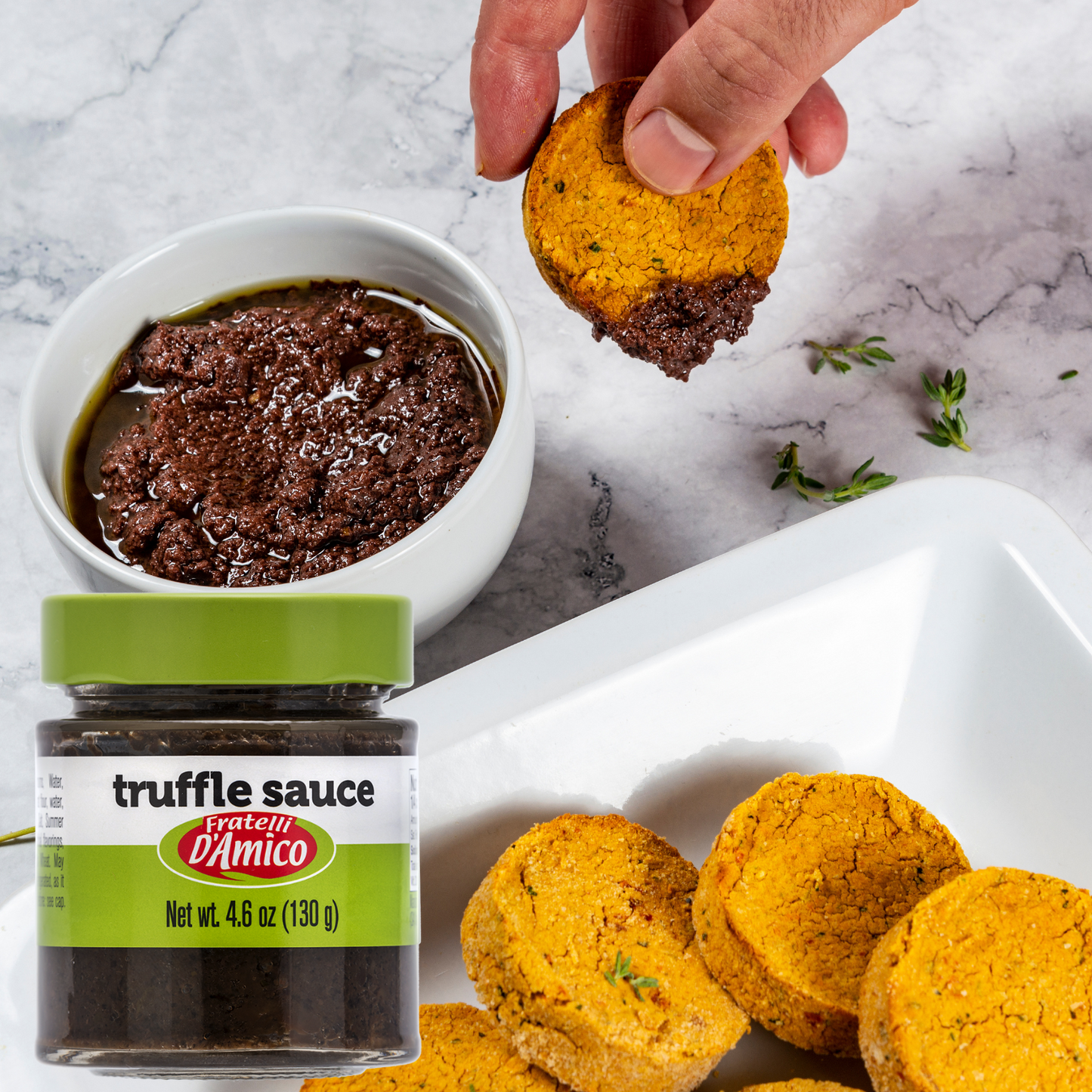 Fratelli D'Amico, Truffle Sauce, 4.06 oz (130g)