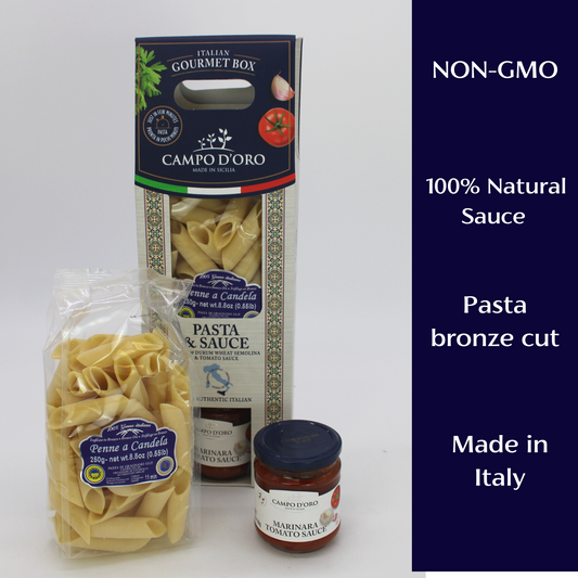 SALE! Campo D'Oro Italian Gourmet Food Gift Basket - Classic Pasta Menu.
