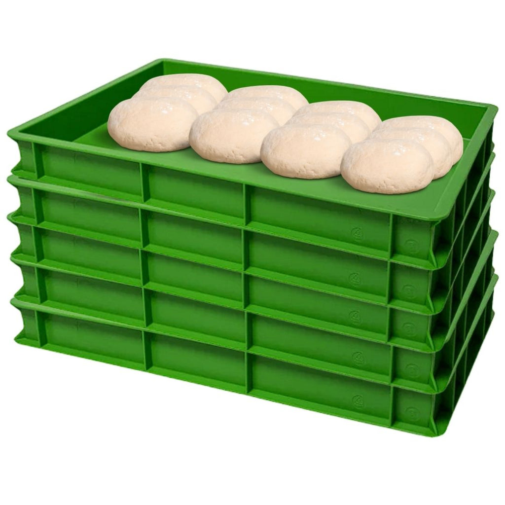 pizza Trays and Covers, Cover Dough Tray Food Storage Box Container for Home Kitchen Restaurant