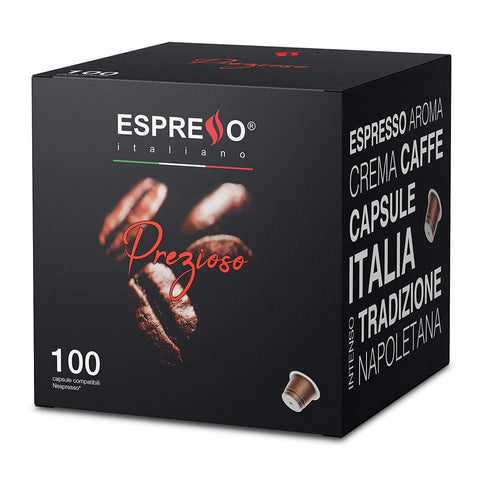 DELICITALY Pure Italian Food Cápsulas de café italiano compatibles con  máquinas Nespresso PRO Professional, Zenius, Gemini y Momento, no  compatible