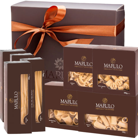 Marulo Artisan Pasta Gift Set | Homemade Italian Pasta | 8 Pack Artisan Gift Set | WholesaleItalianFood.com