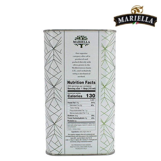 Mariella Extra Virgin Olive Oil - 3L - Wholesale Italian Food
