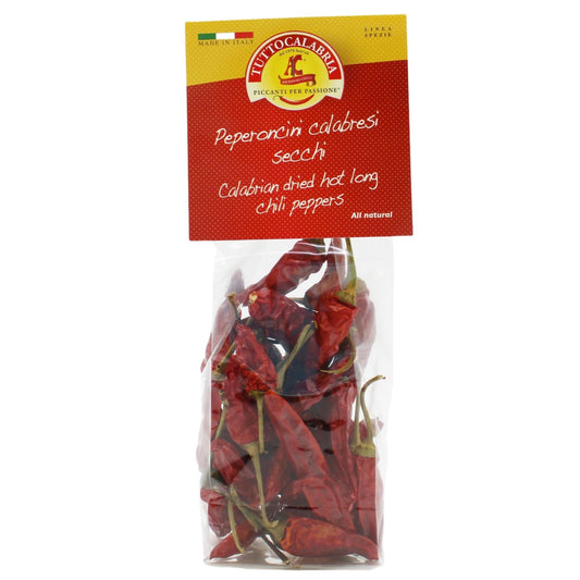 TuttoCalabria Dried Whole Calabrian Chili Peppers by Tutto Calabria