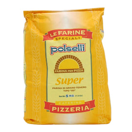Polselli: 00 Pizza Flour (Super) 11 lbs. Bag