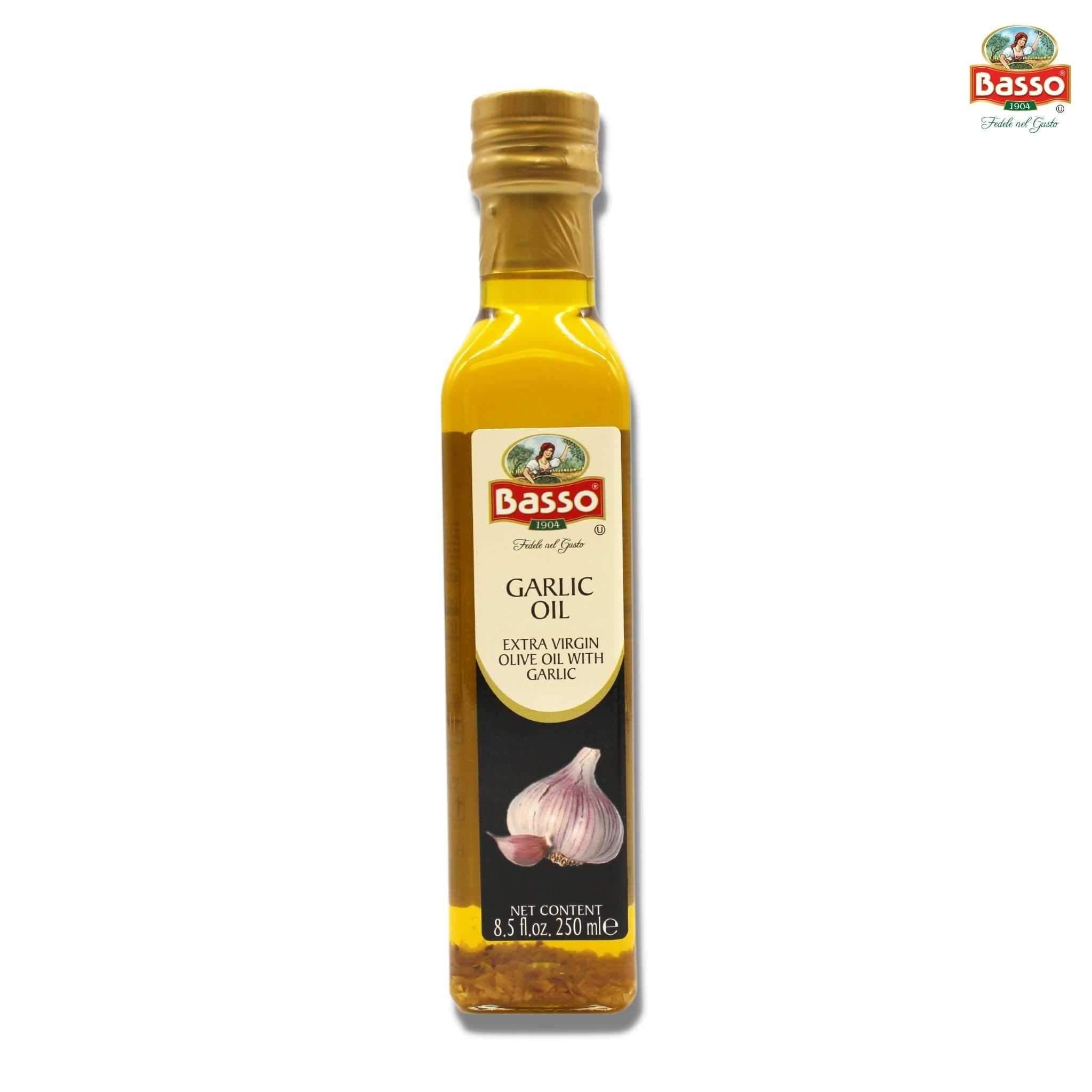 Basso Extra Virgin Olive Oil Garlic 8.5 fl oz