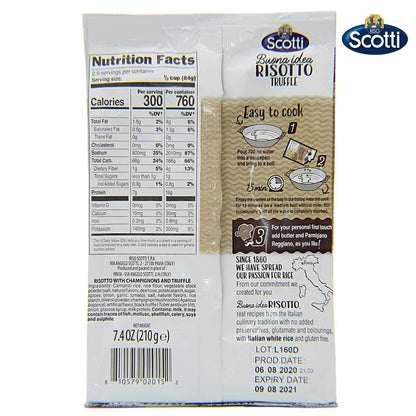 Riso Scotti Buona Idea Risotto Truffle Back