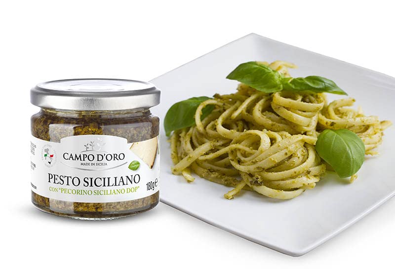 Campo D'Oro Basil Pesto with Pecorino, 6.35 oz (180gr)