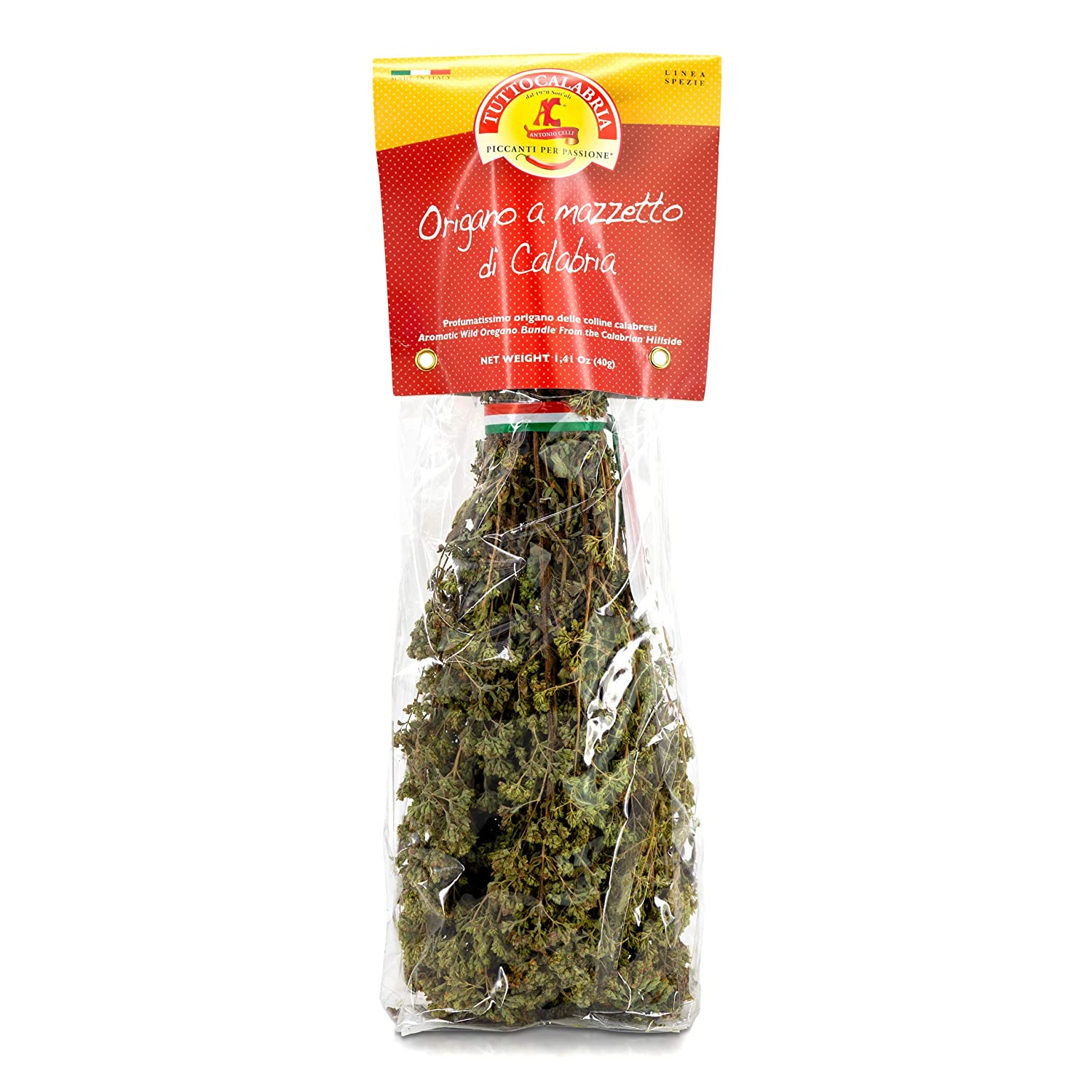 Dried Calabrian Oregano On Stem By Tutto Calabria