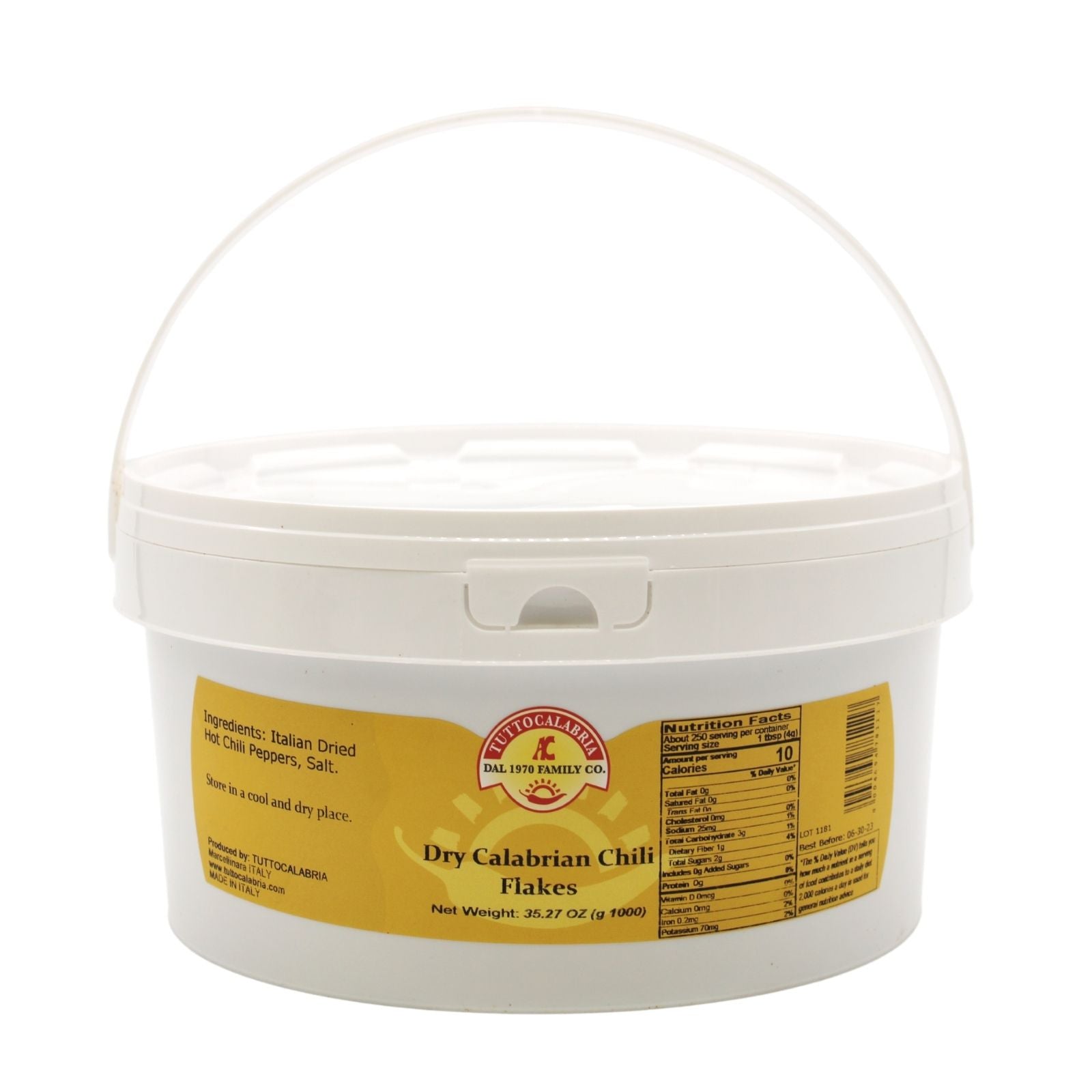 Tutto Calabria Calabrian Chili Pepper Flakes Handle