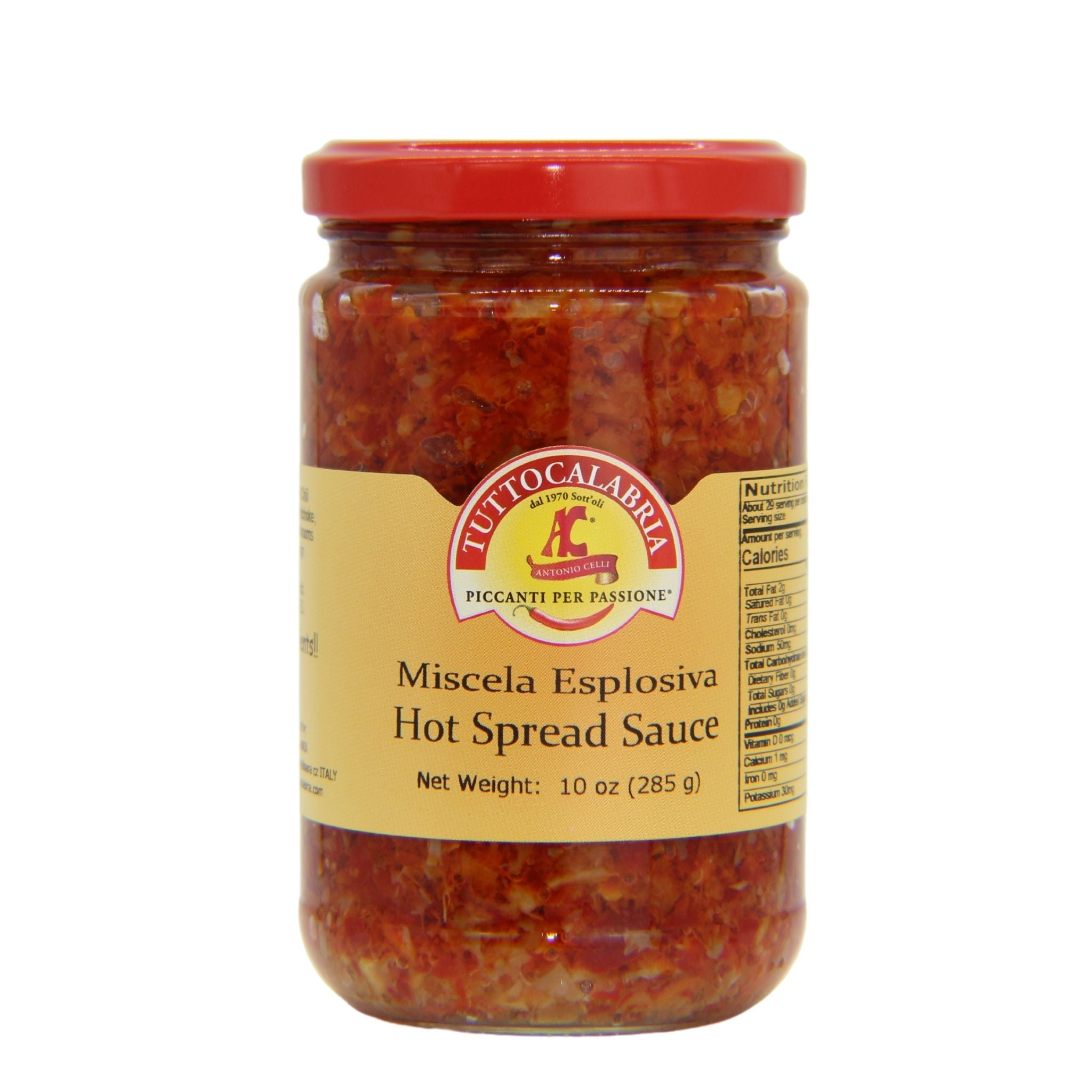 Tutto Calabria Miscela Esplosiva Hot Chili Spread 9.8 oz.