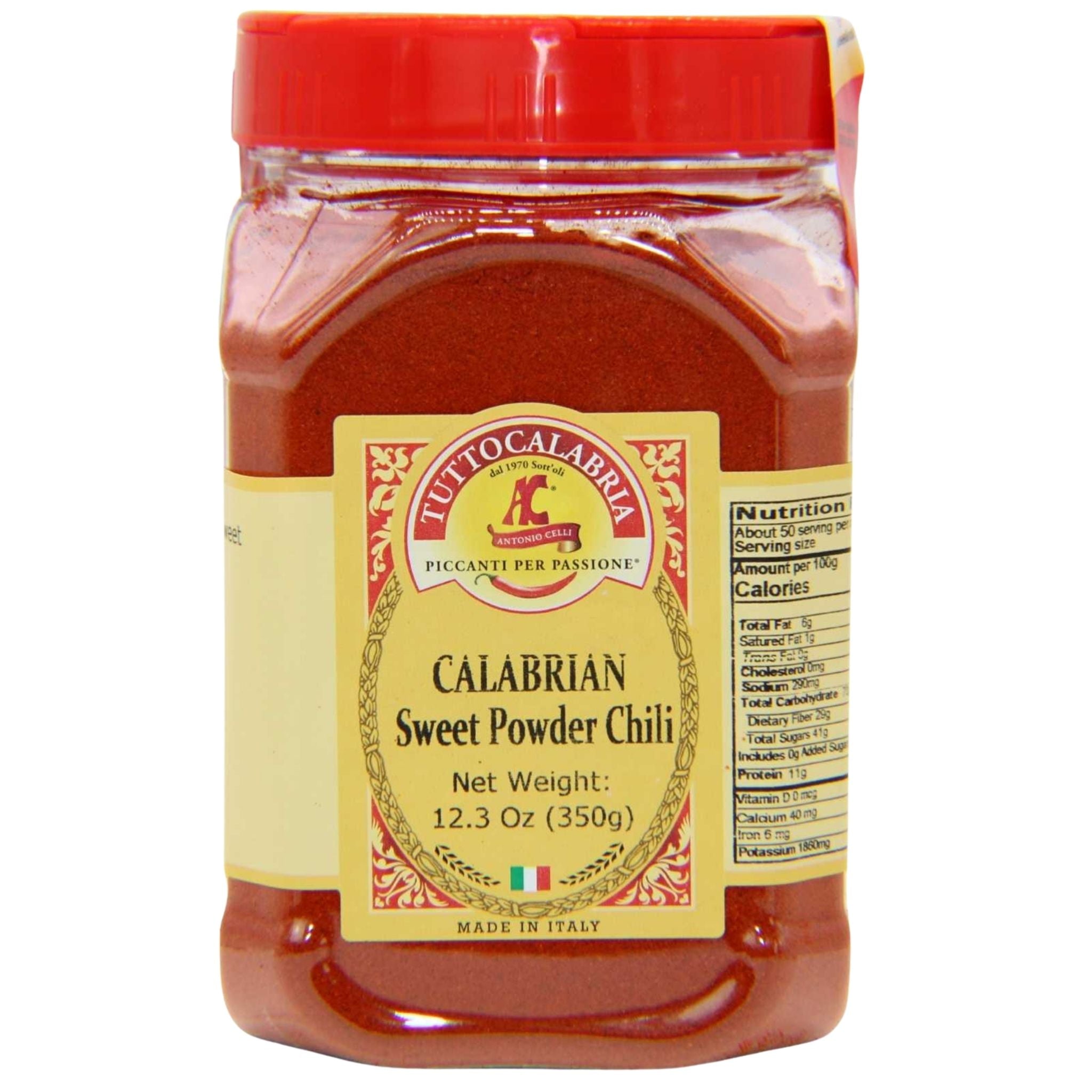 Tutto Calabria SWEET Calabrian Chili Powder Shaker (Large)