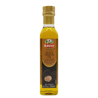 Basso Black Truffle Extra Virgin Olive Oil |  8.5oz (250 ml)